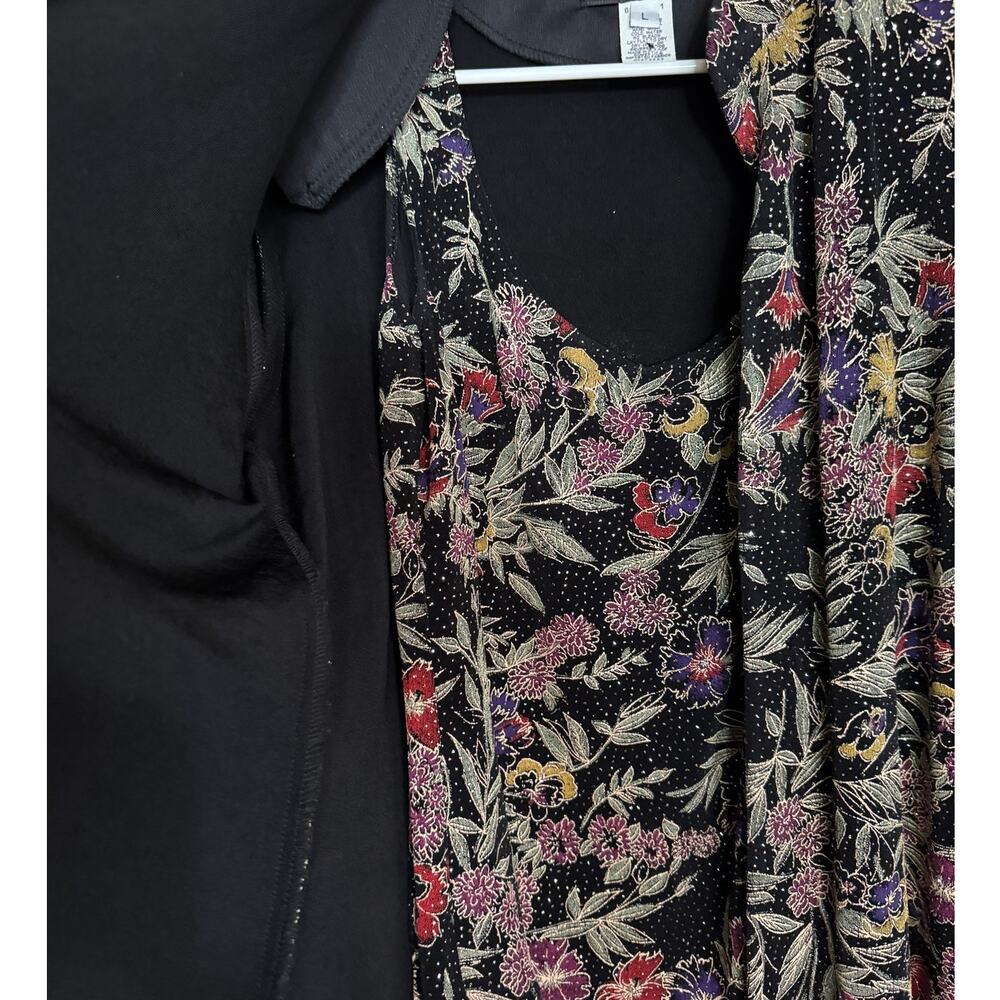 Vintage Alex Evenings Jacket & Tank Two-Piece Set Size: L - Picture 3 of 4
